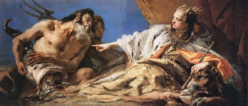 Neptune Bestowing Gifts upon Venice, Giovanni Battista Tiepolo